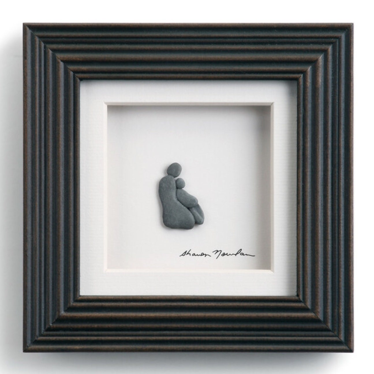 With You, Sharon Nowlan Pebble Art