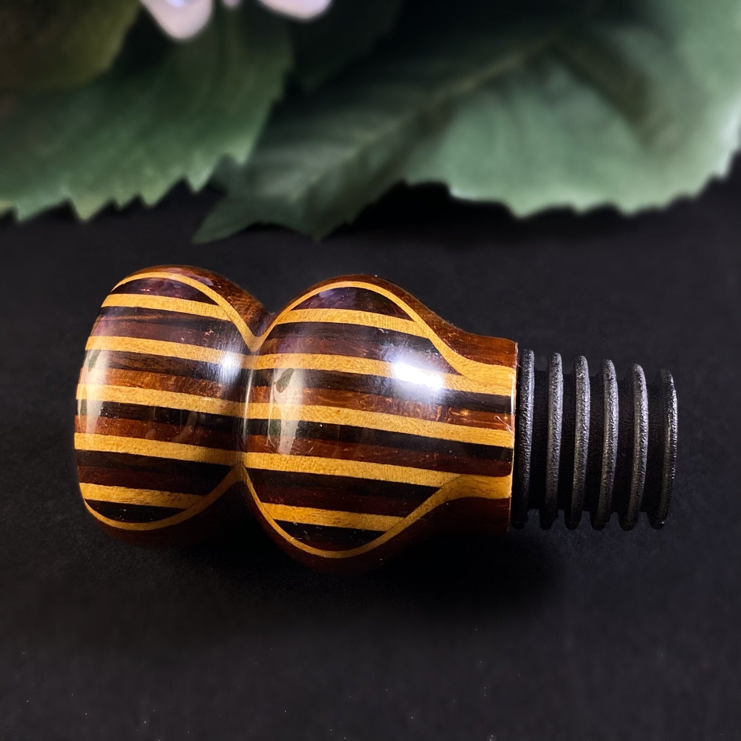 Wooden Wine Bottle Stopper - Gift for Wine Lovers
