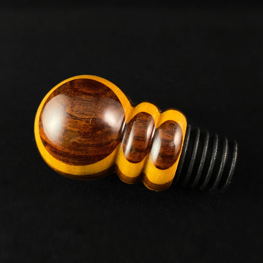 Wooden Wine Bottle Stopper - Gift for Wine Lovers