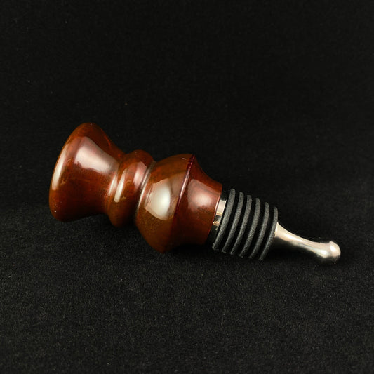 Wooden Wine Bottle Stopper - Gift for Wine Lovers