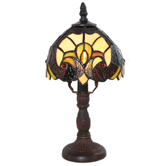 12’ Multicolor Mini Tiffany Style Accent Lamp - Halston