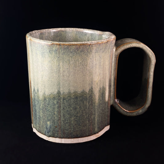 12 oz. Bay Mug, Functional Pottery Handmade in USA - Jade