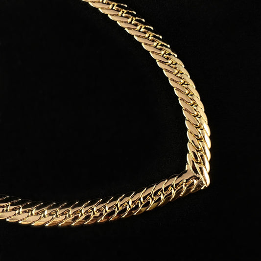 1920s Gold Chevron Statement Choker Necklace