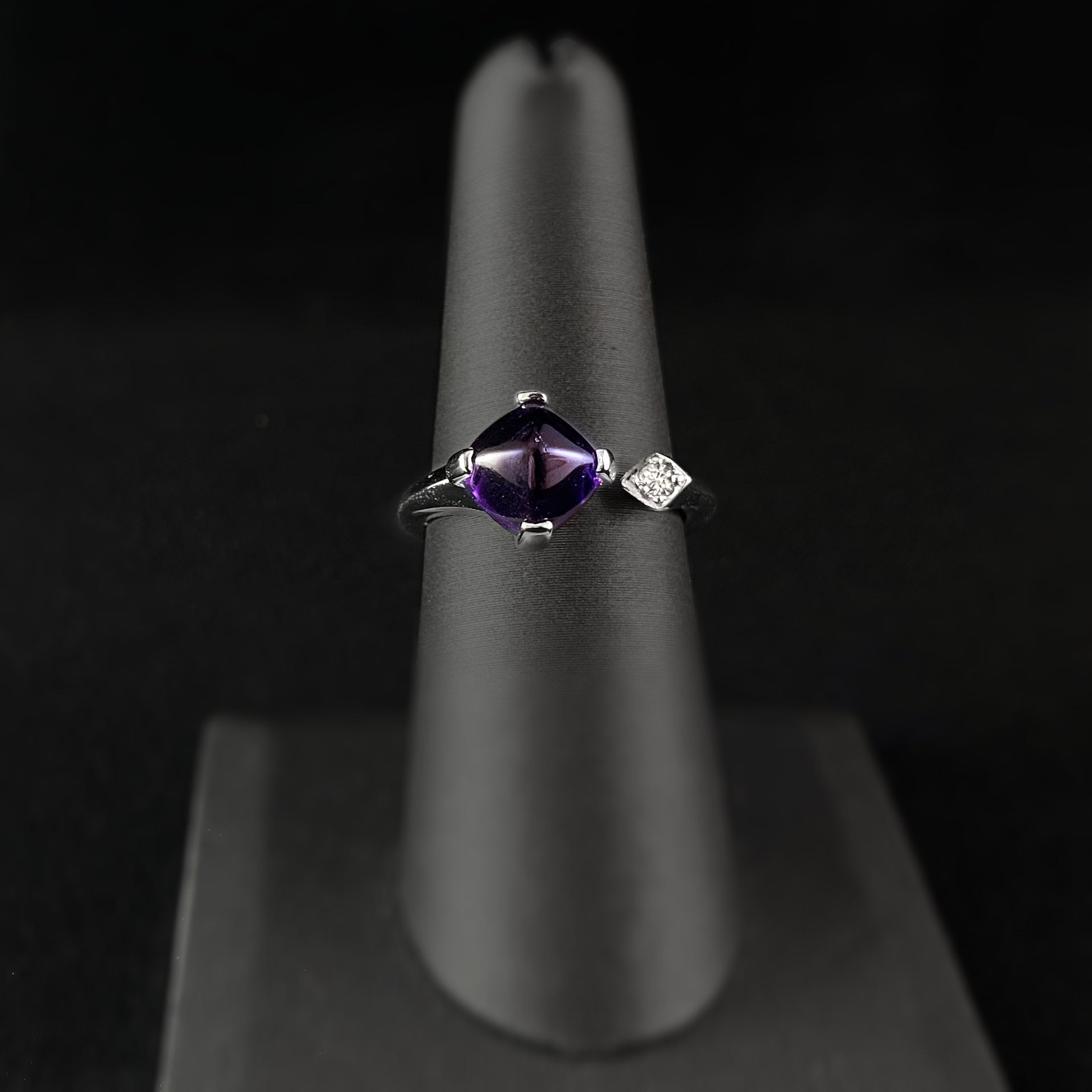 925 Sterling Silver and Amethyst Ring - Elle Jewelry