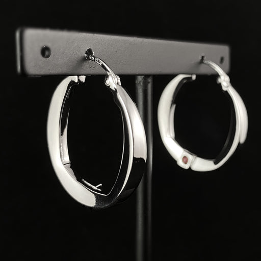 925 Sterling Silver Hoop Earrings  - Elle Jewelry