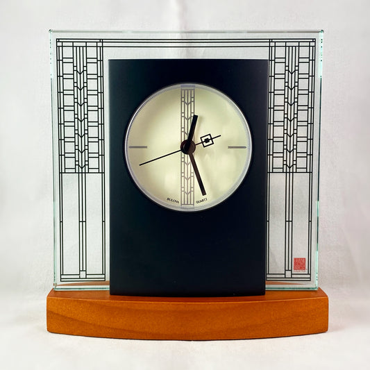 Glasner House Table Top Clock - Frank Lloyd Wright Collection