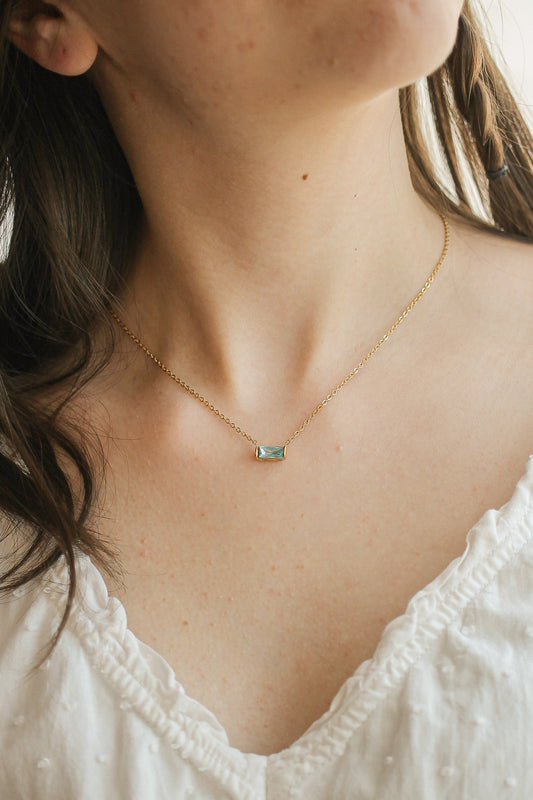 Elegant Birthstone Necklace