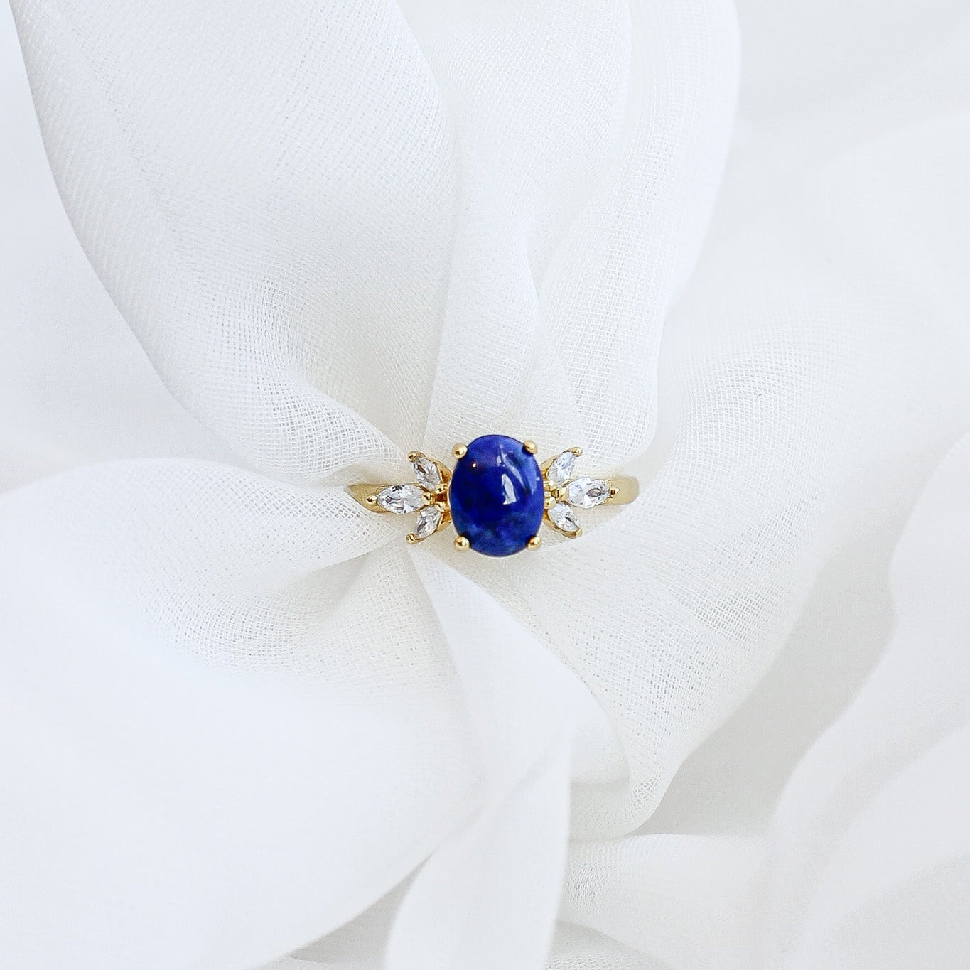 Blythe Ring in Lapis