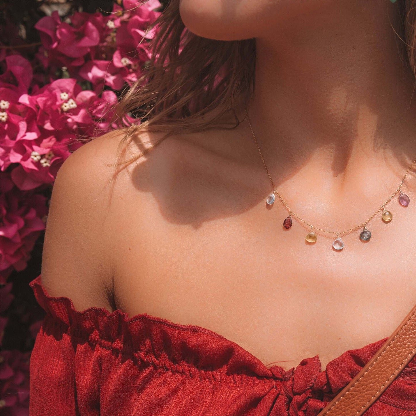 Rainbow Sparkler Necklace