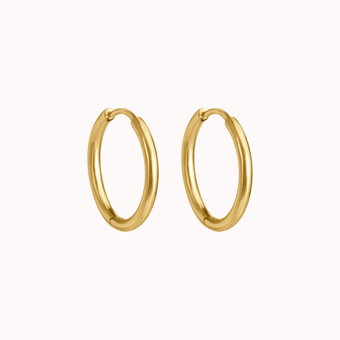Small Classic Clicker Hoop Earrings