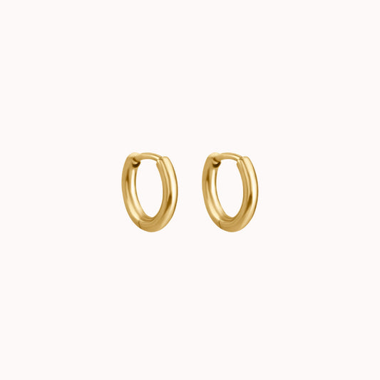 Tiny Classic Clicker Hoop Earrings