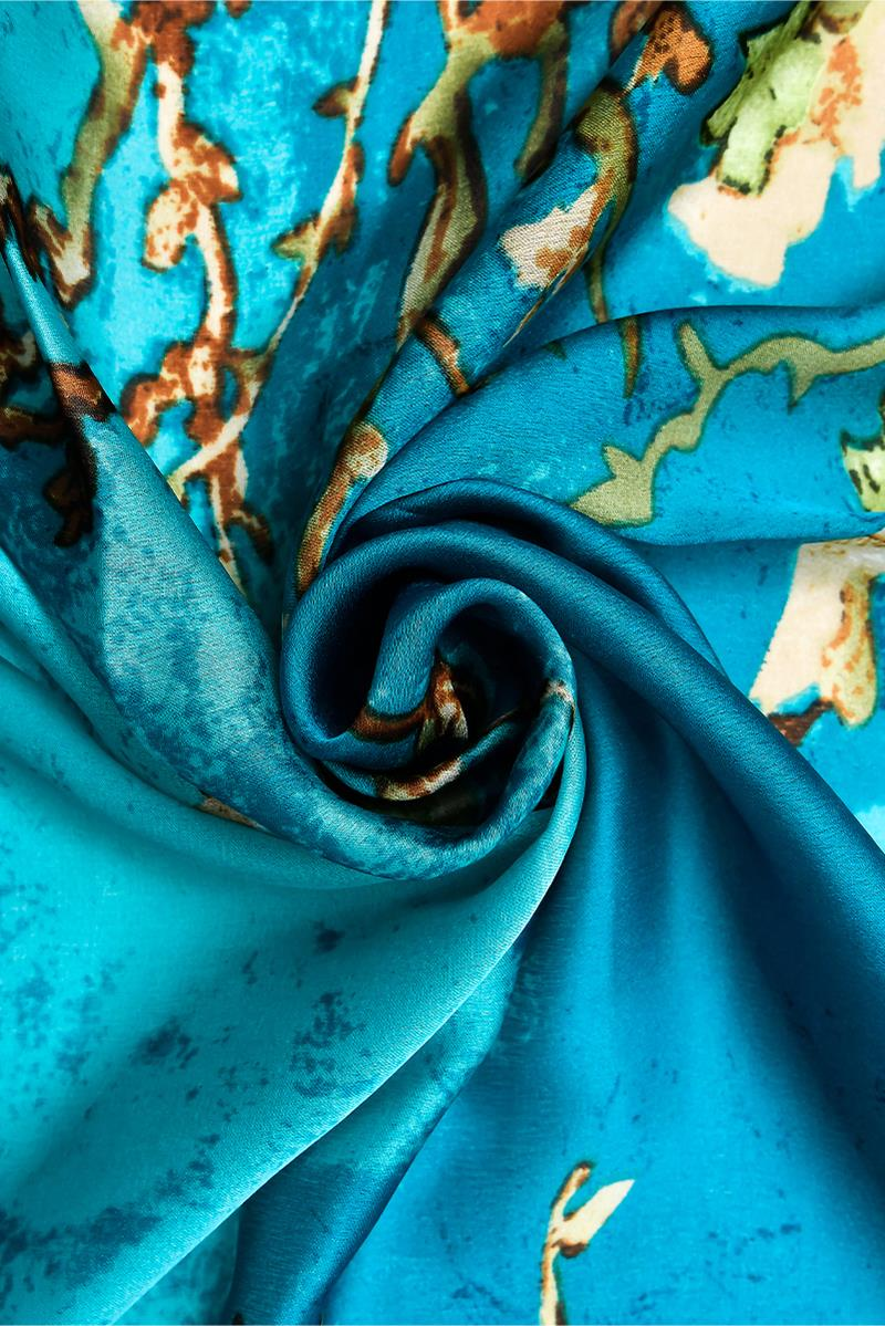 Van Gogh Almond Blossom Print Silk Scarf