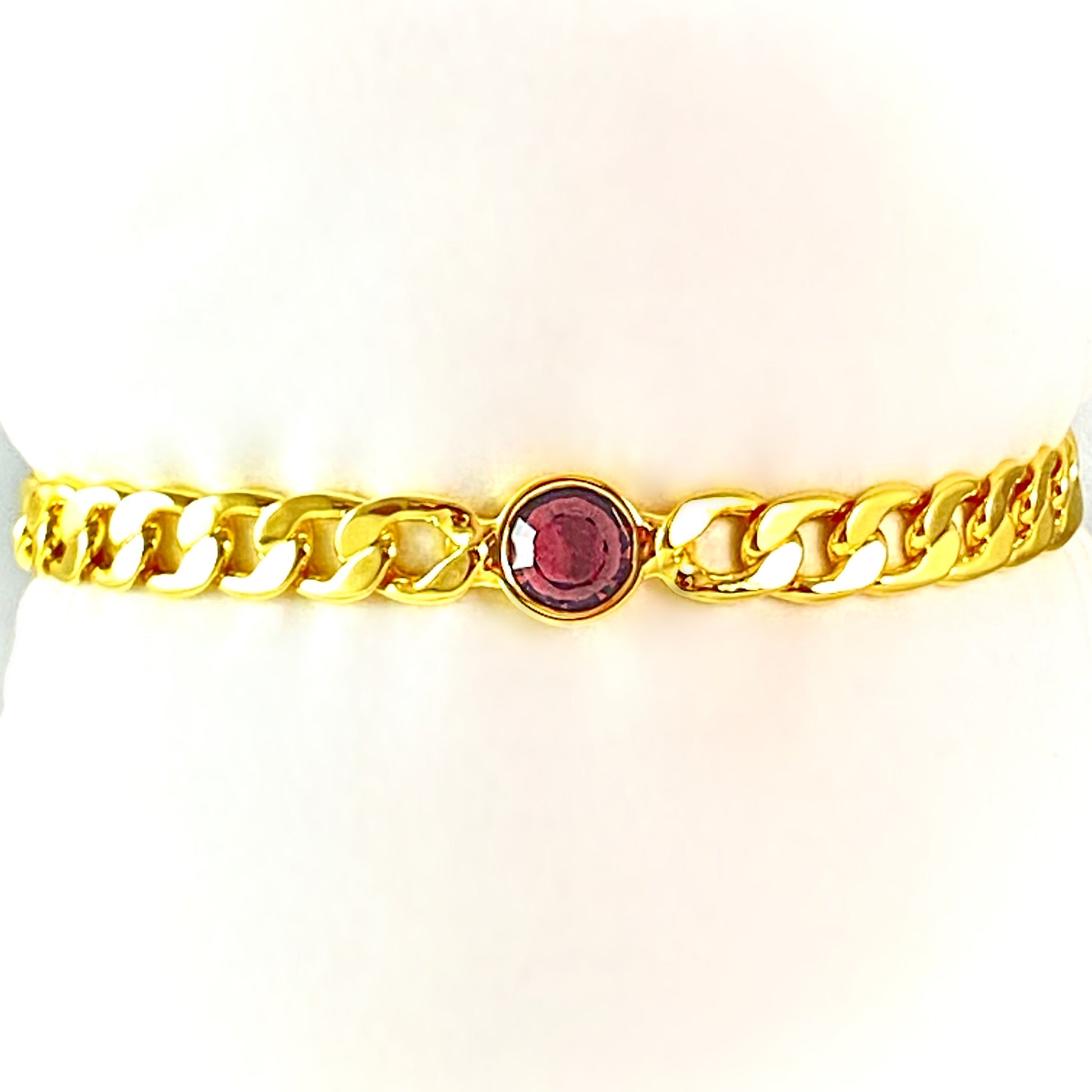 Amethyst Crystal Elegant Bracelet Dewdrop - Sorrelli -