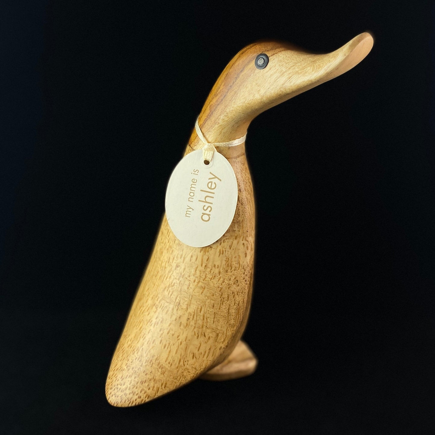 Ashley - Hand-carved and Hand-painted Bamboo Duck