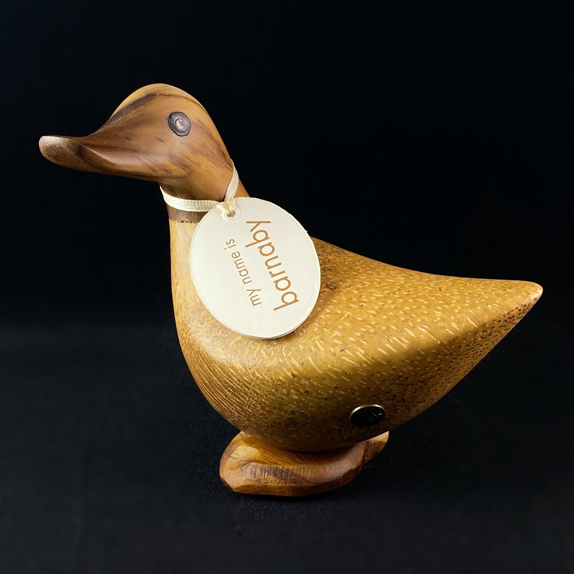 Barnaby - Hand-carved and Hand-painted Bamboo Duck