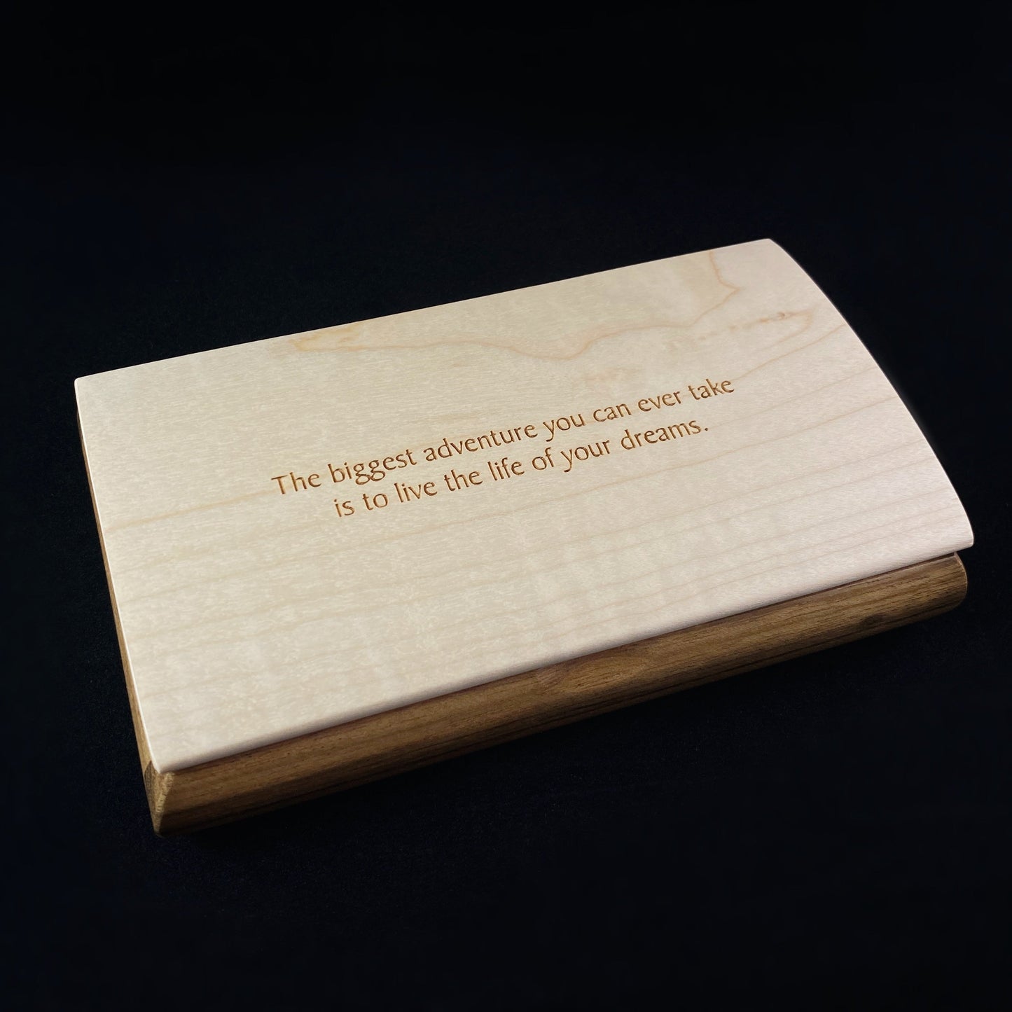 Big Adventure/Life of Your Dreams Quote Box Handmade Wooden