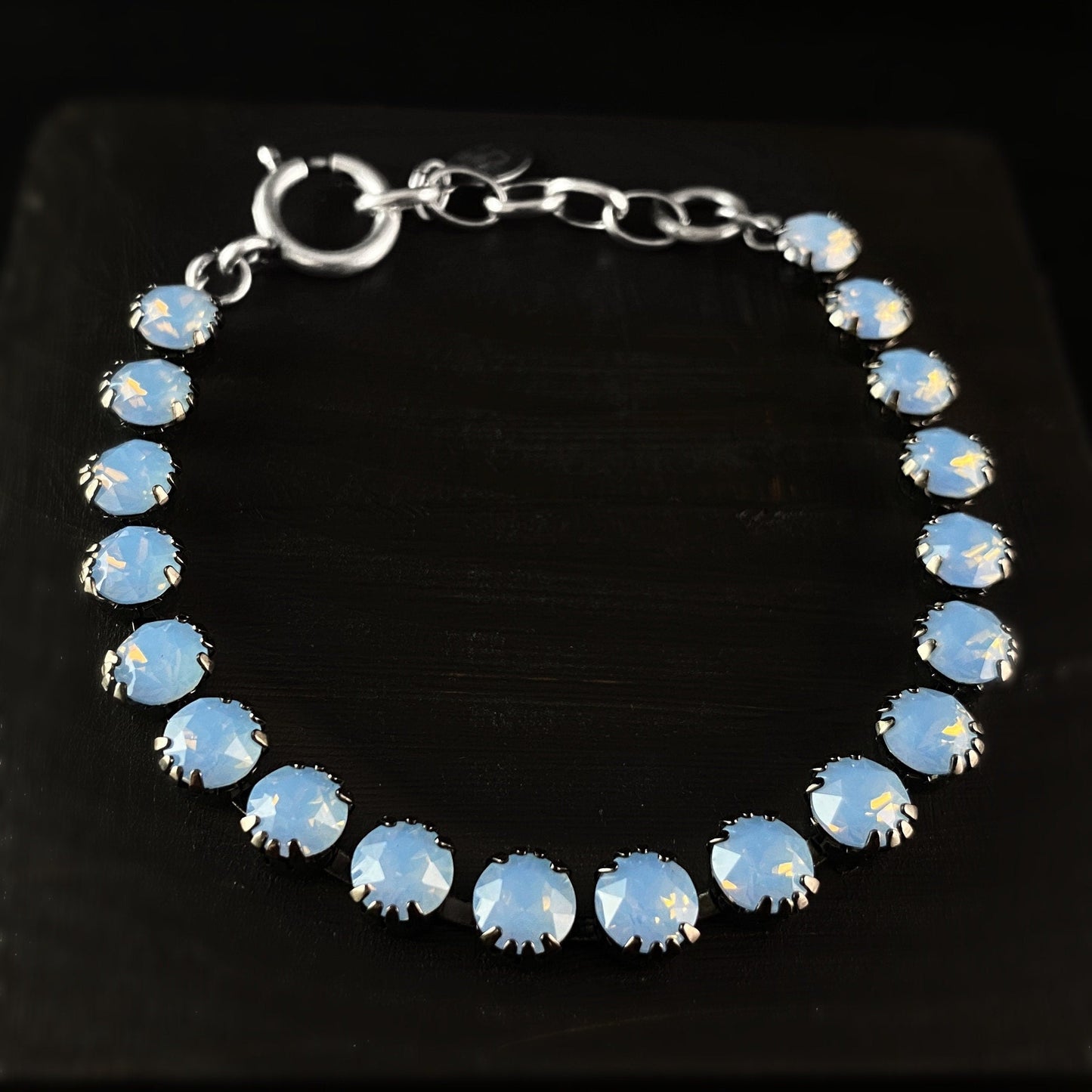 Blue Opal Swarovski Crystal Bracelet - La Vie Parisienne by Catherine Popesco
