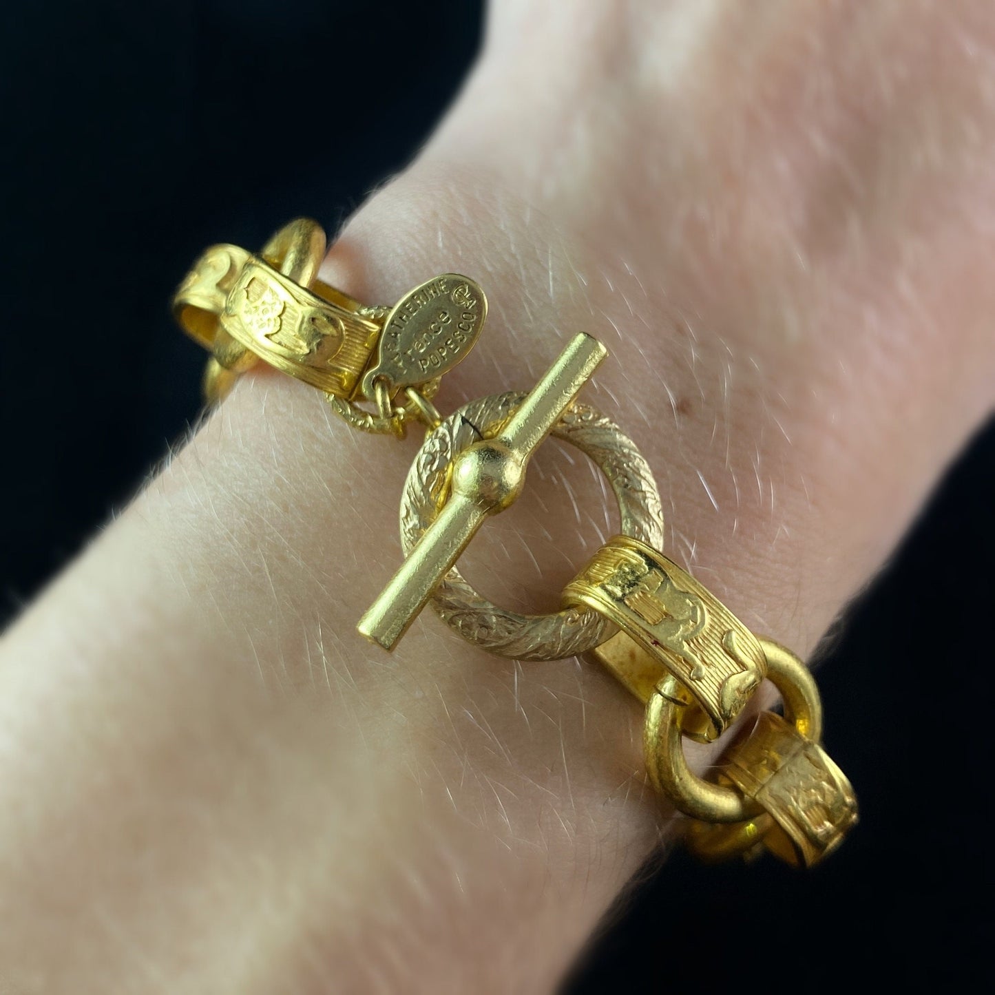 Chunky Gold Chain Bracelet - La Vie Parisienne by Catherine Popesco
