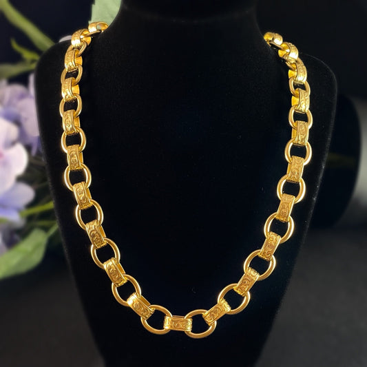 Chunky Gold Chain Necklace - La Vie Parisienne by Catherine Popesco