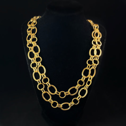 Chunky Gold Chain Necklace - La Vie Parisienne by Catherine Popesco
