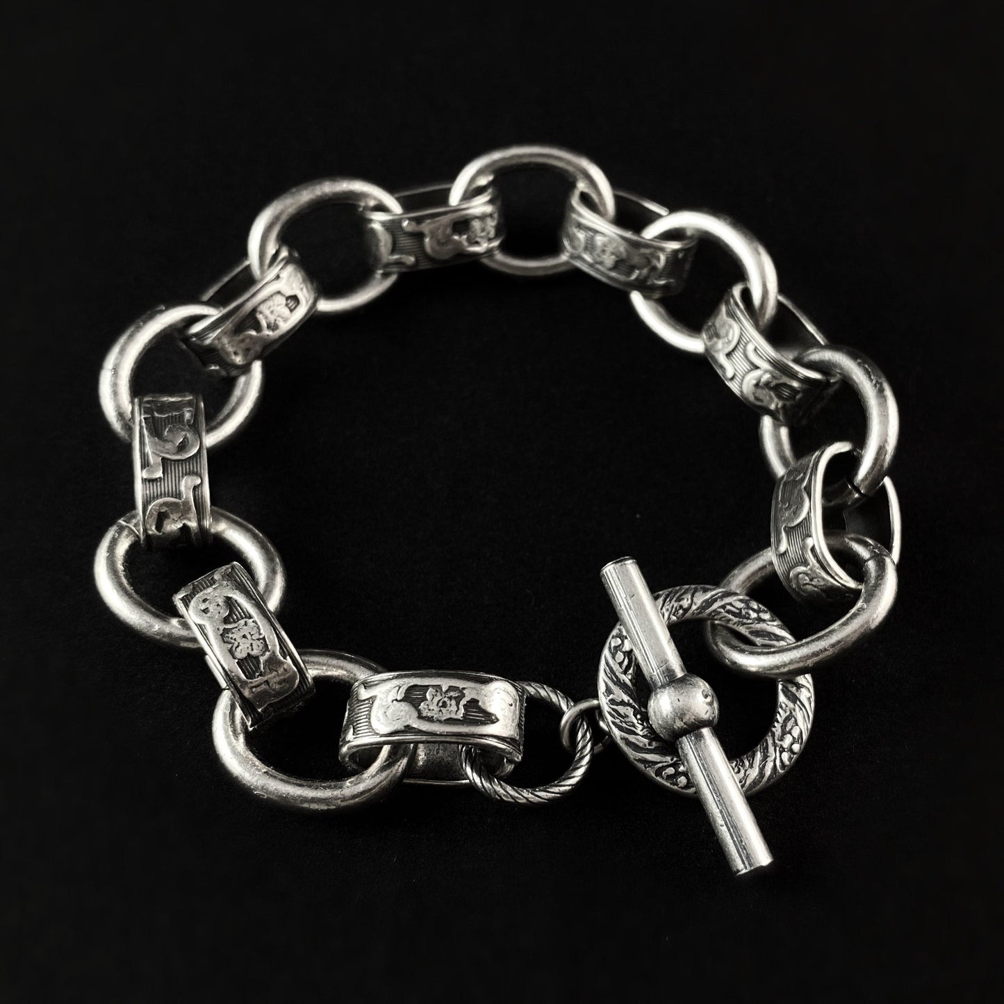 Chunky Silver Chain Bracelet - La Vie Parisienne by Catherine Popesco