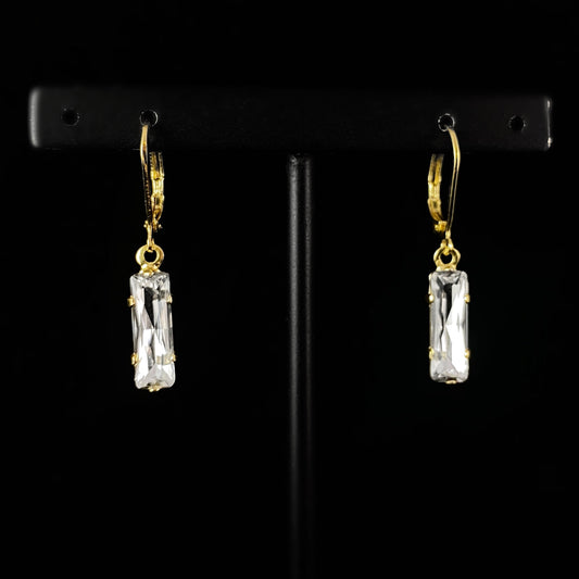 Clear Crystal Dangle Earrings Bindi - Sorrelli - Earrings