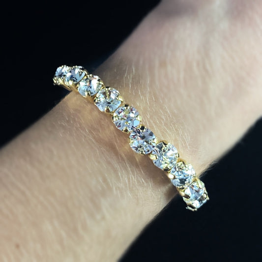 Clear Sparkly Crystal Stretch Bracelet Sienna Bright