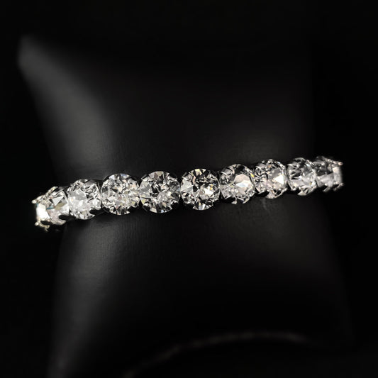 Clear Sparkly Crystal Stretch Bracelet Sienna- Sorrelli -