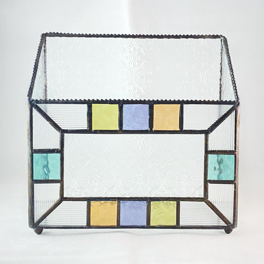 Colorful Glass Decorative Kitchen Napkin Holder