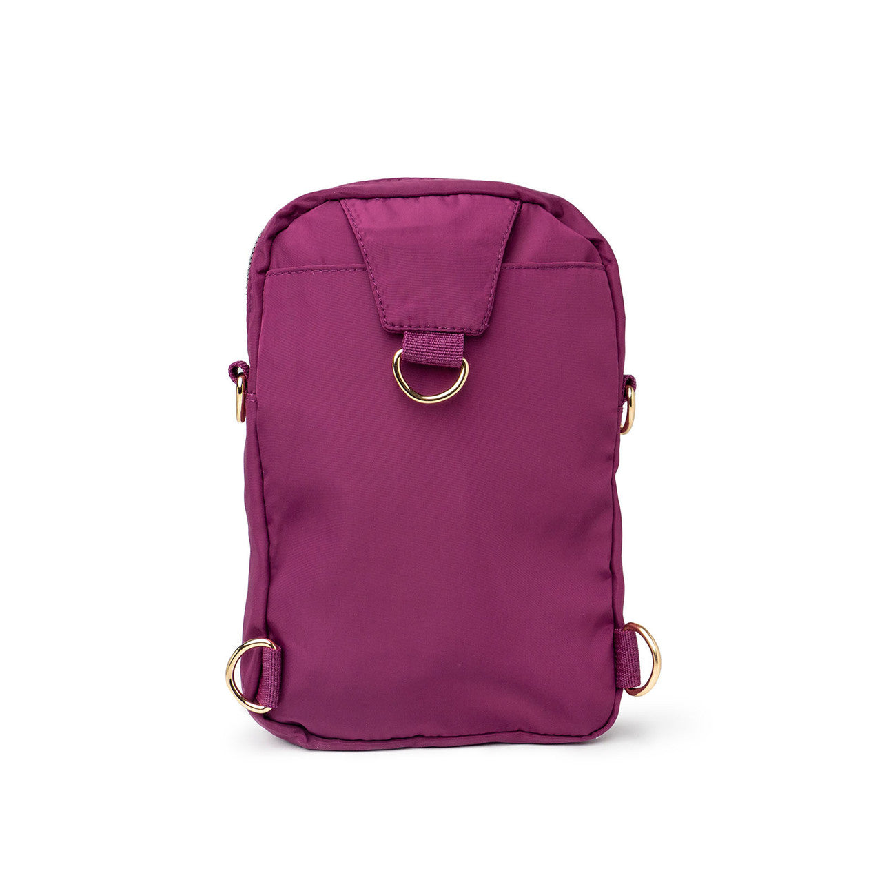 Convertible Sling Crossbody Bag - Purple