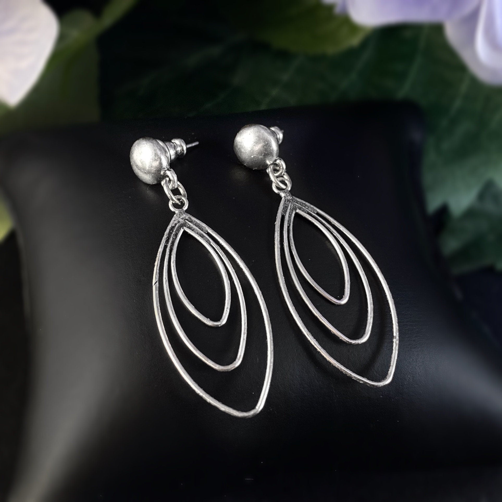 Delicate Silver Post Earrings - Handmade Nickel Free Ulla Jewelry