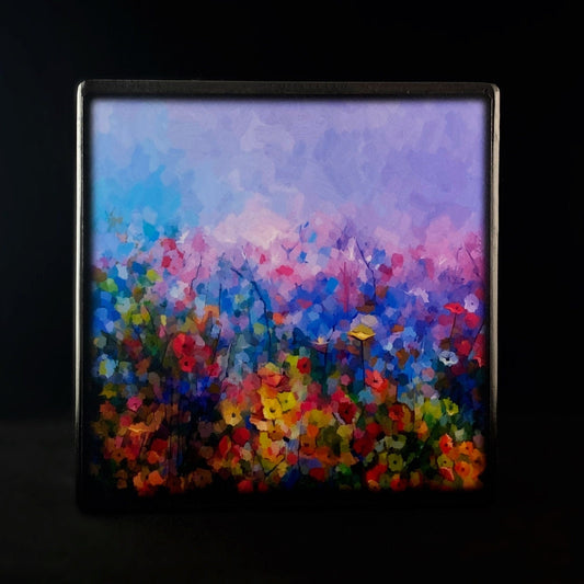 Dreams Of Summer Floral, Art Block - Unique Home/Office Decor