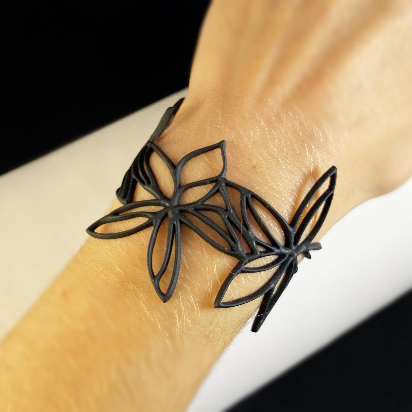 Flexible and Lightweight Bracelet - Nickel-free, Latex-free, Handcrafted from Recyclable Materials