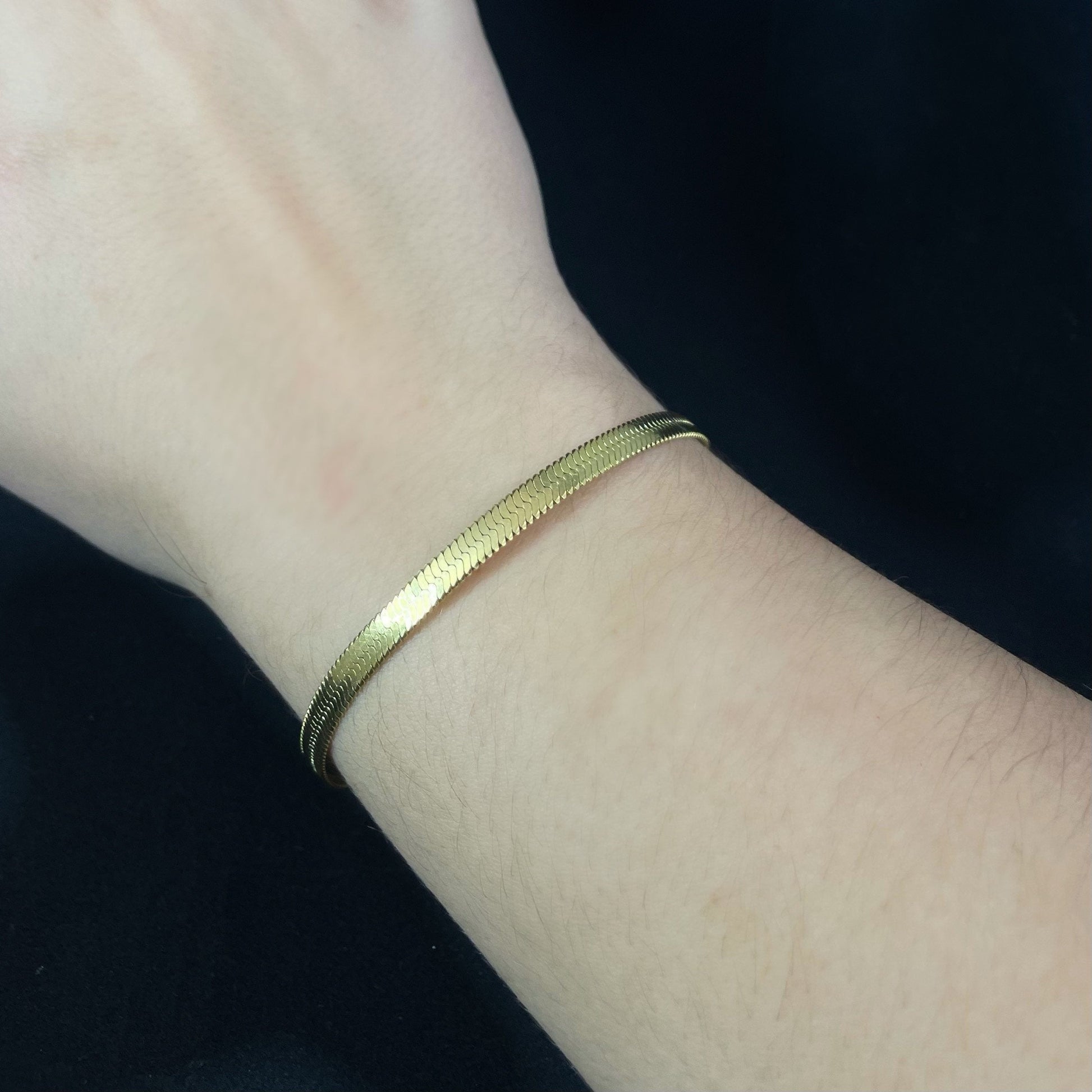 Gold Chain Link Bracelet - Handmade in Spain