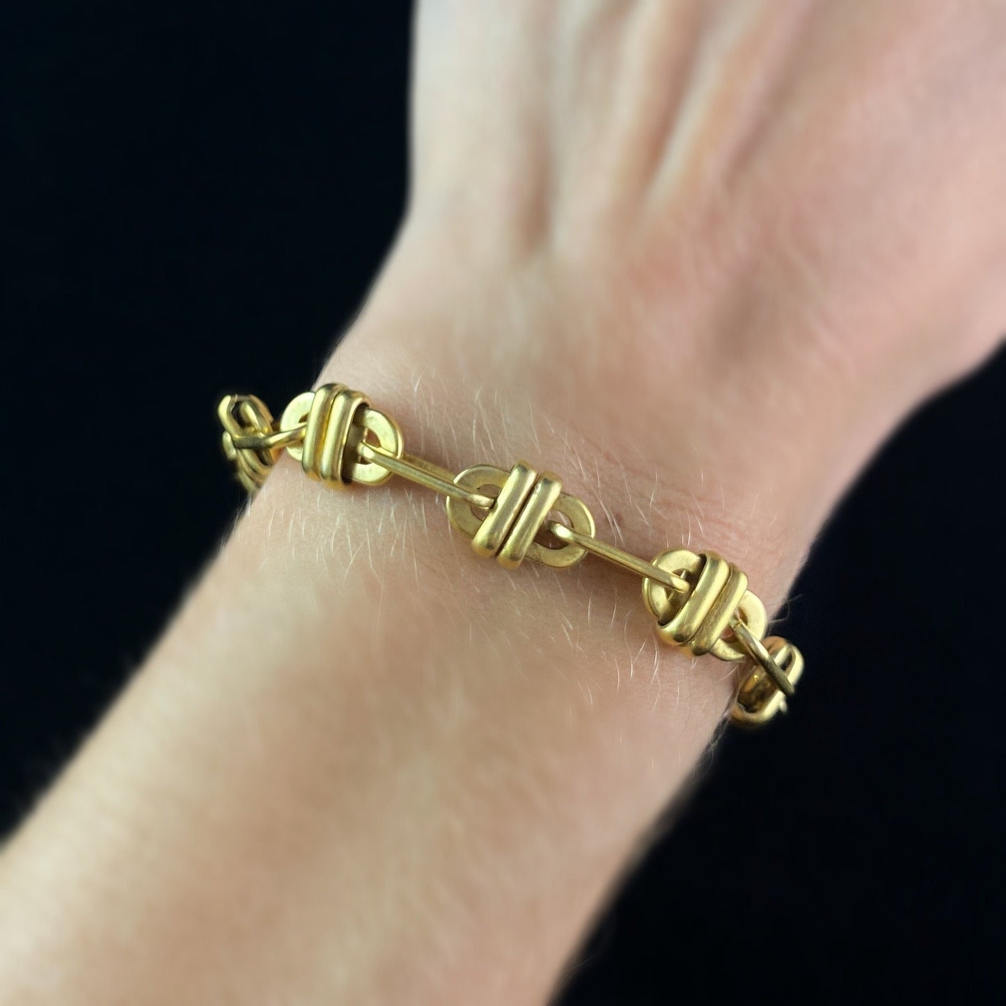 Gold Chain Link Bracelet - La Vie Parisienne by Catherine Popesco
