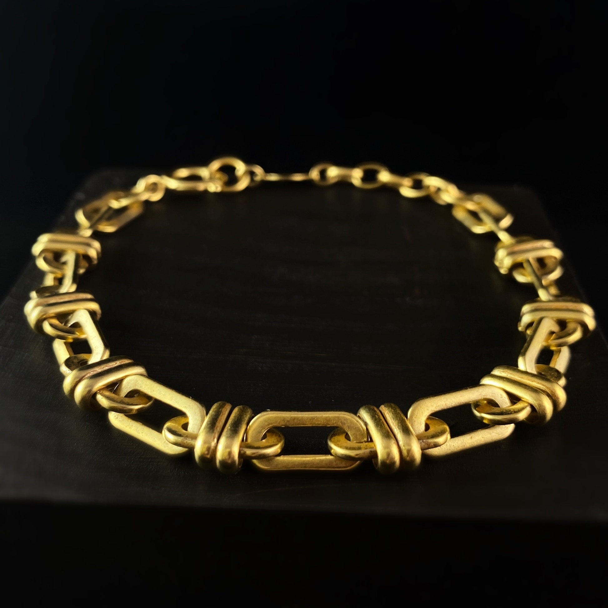Gold Chain Link Bracelet - La Vie Parisienne by Catherine Popesco