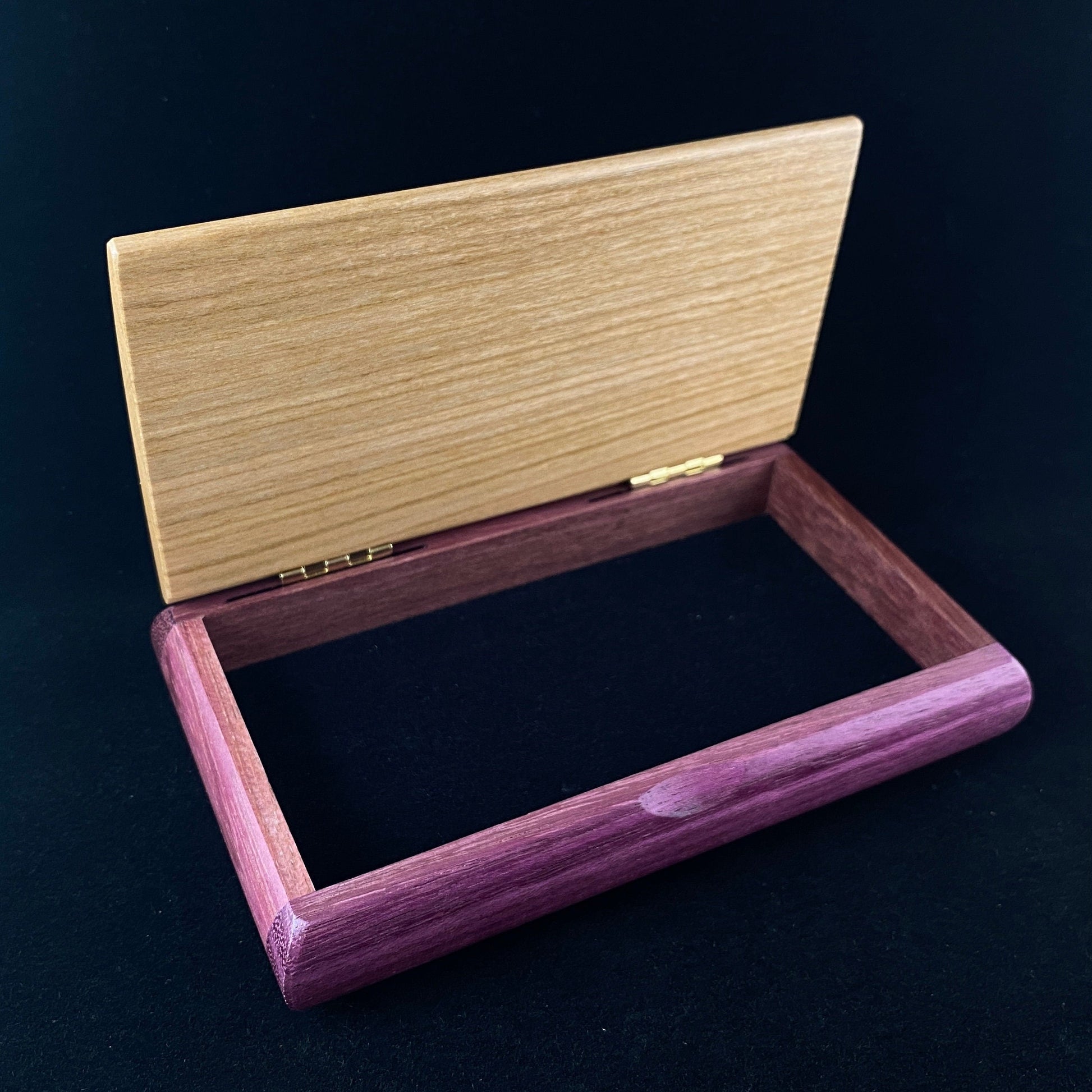 Great Lakes Handmade Wooden Box - Cherry and Purpleheart