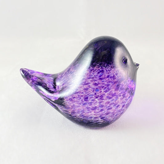 Hand Blown Glass Bird, #10 - Unique Decor, Made in USA