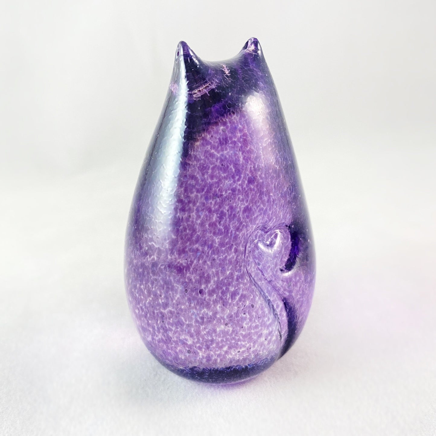 Hand Blown Glass Kitty Cat, #1 - Unique Decor, Made in USA