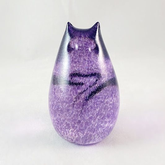 Hand Blown Glass Kitty Cat, #1 - Unique Decor, Made in USA