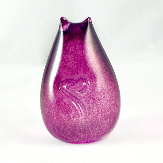 Hand Blown Glass Kitty Cat, #10 - Unique Decor, Made in USA