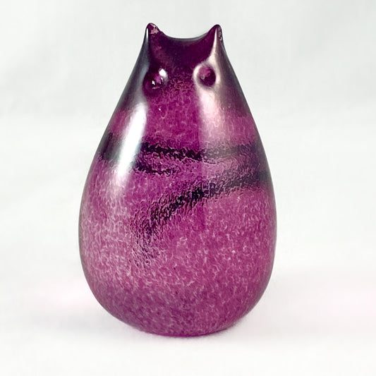 Hand Blown Glass Kitty Cat, #10 - Unique Decor, Made in USA