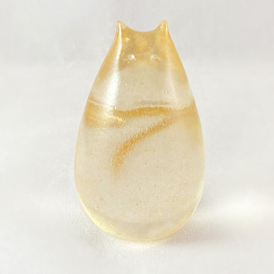 Hand Blown Glass Kitty Cat, #11 - Unique Decor, Made in USA