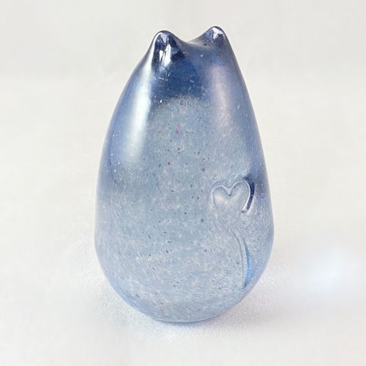 Hand Blown Glass Kitty Cat, #12 - Unique Decor, Made in USA