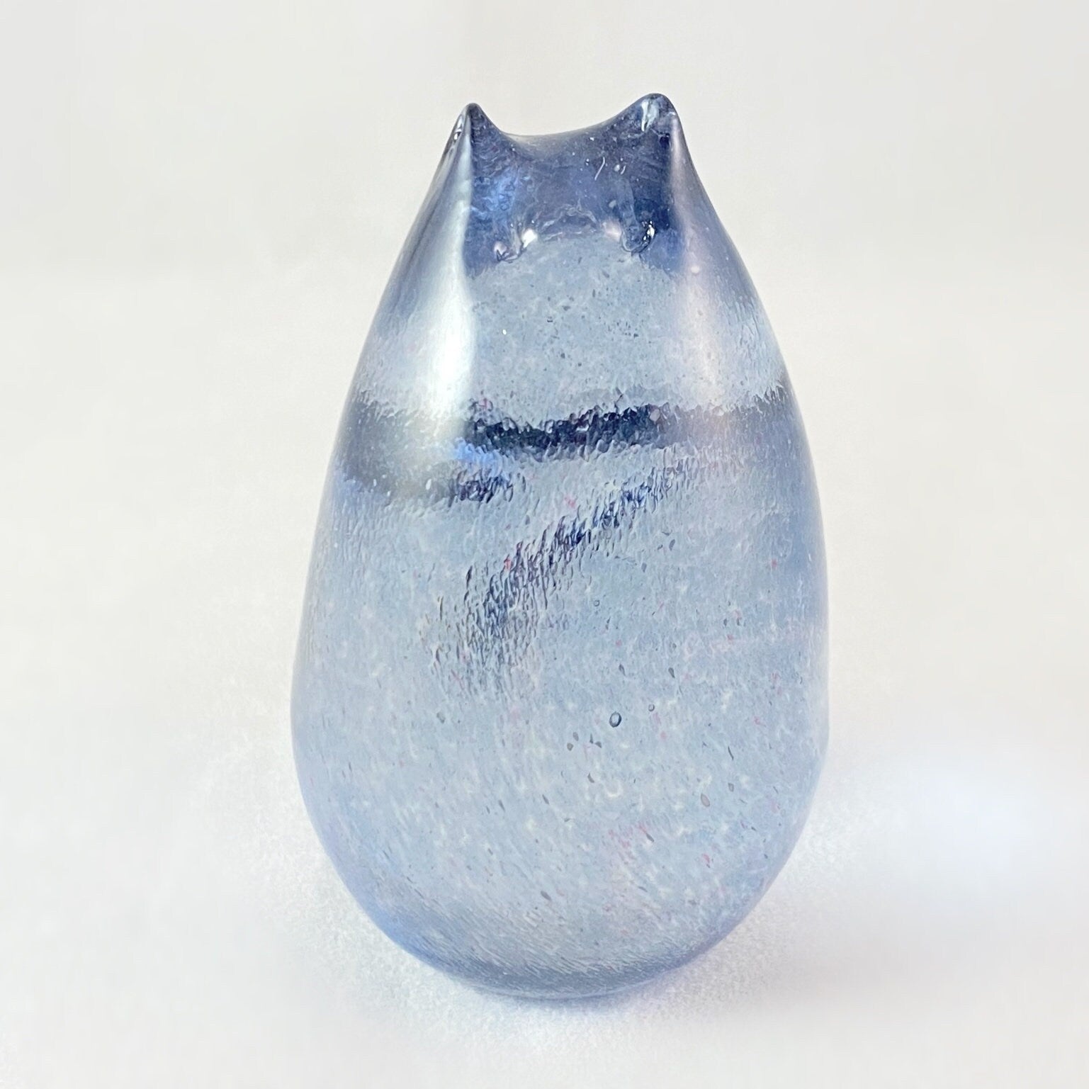 Hand Blown Glass Kitty Cat, #12 - Unique Decor, Made in USA