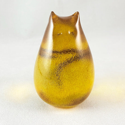 Hand Blown Glass Kitty Cat, #3 - Unique Decor, Made in USA