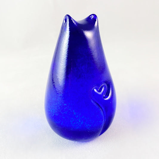 Hand Blown Glass Kitty Cat, #4 - Unique Decor, Made in USA