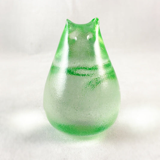 Hand Blown Glass Kitty Cat, #5 - Unique Decor, Made in USA