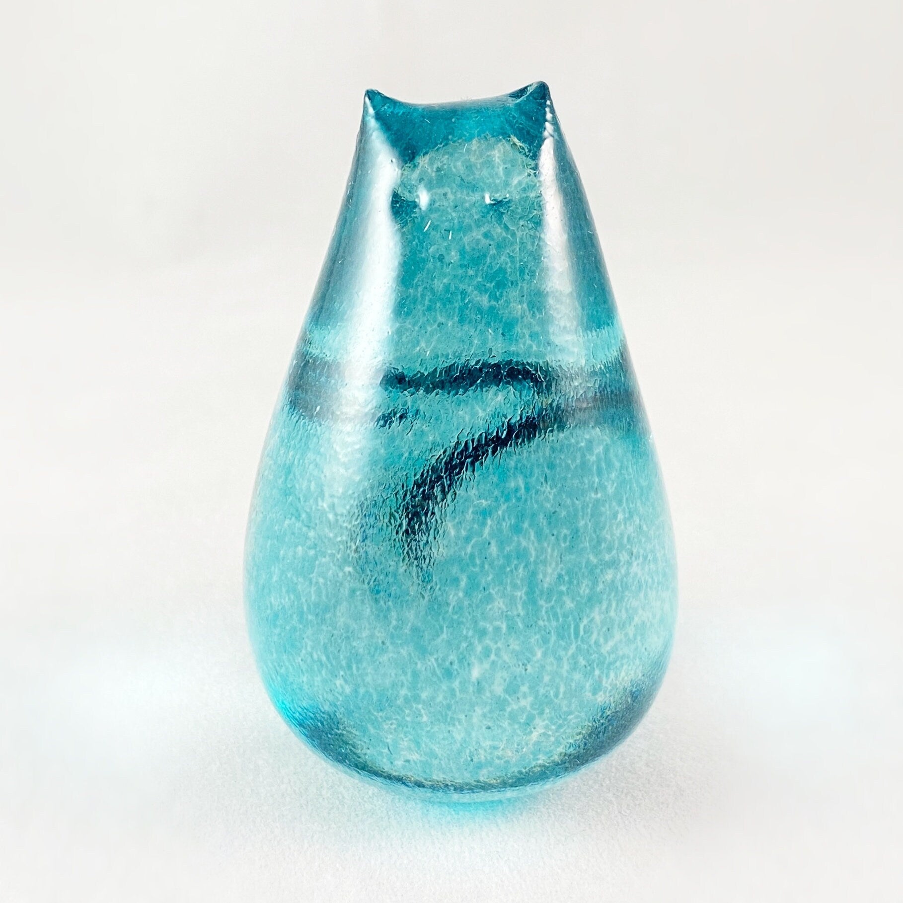 Hand Blown Glass Kitty Cat, #6 - Unique Decor, Made in USA