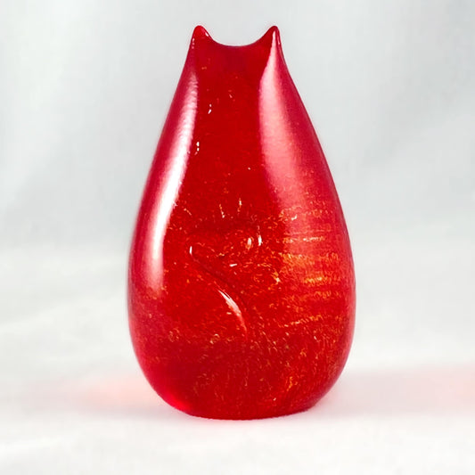 Hand Blown Glass Kitty Cat, #7 - Unique Decor, Made in USA